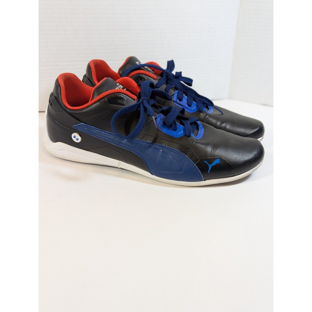 Size 12 - Men's PUMA Drift Cat Delta x BMW Motorsport Black Estate Blue 2022